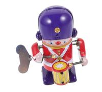 BESTonZON Remonter Robot Batteur Fer Mécanique Drummer Portable et Amusant pour Garçon Fille et Adultes Cadeau Créatif et Collectionnable