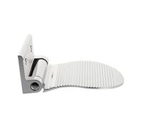 BESTonZON Repose-pied De Douche Antidérapant Aluminium Argenté Pédale Simple Sécurisée Pour Femmes Enceintes Et Personnes Âgées Support Mural Et Résistant Corrosion Aide Pratique Pour Éviter