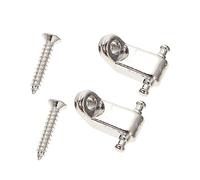 BESTonZON Roller String Retainers pour Guitare Électrique Argentées Abrasion et Durables pour Prolonger la Durée des Cordes