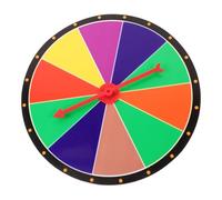 BESTonZON Roue de Fortune DIY Rotative pour Jeux et Fêtes Accessoire Interactif et Polyvalent pour Éducation et Animation