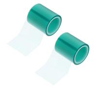BESTonZON Ruban Adhésif en Résine Époxy 2 Pcs 5 M Vert PET Résistant Haute Température pour Loisirs Créatifs, Bande de Délimitation sans Résidu, Bricolage Art et Fabrication Bijoux