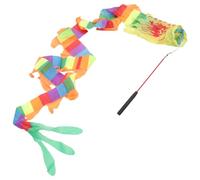 BESTonZON Ruban Dragon 3D Résistant à l'usure 3M Bâton 45Cm Couleur Aléatoire Ruban de Danse Artistique pour Festival Fitness et Jeux d'exercice en Plein Air Couleur