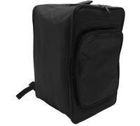 BESTonZON Sac à Dos Étanche pour Tambour Cajon Noir Housse Rembourrée Multifonction avec Poignée Sac de Rangement Professionnel pour Accessoires de Musique