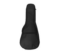 BESTonZON Sac Ukulélé Étanche Rembourré Housse Souple pour Ukulélé Folk avec Double Bretelles Sac de Transport Portable Noir