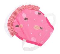 BESTonZON Selle pour Poules en Polyester Rose Design Volant, Protège les Prédateurs, Facile à Porter pour Volailles Charmantes et Confortables