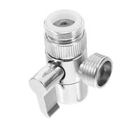 BESTonZON Séparateur De Robinet Laiton Massif à 3 Voies, Adaptateur De Robinet à Tuyau Pour Machine Laver Et Évier, Vanne Dérivation Solide, Compatible Salle Bain La Cuisine,