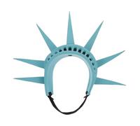 BESTonZON Serrage-tête Statue Liberté Torche Gonflable, Bandeau à Pointes en Plastique, Accessoire Costume Femme, Fête Patriotique et Cosplay, Taille Unique, Couleur Vert Amande