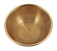 BESTonZON Set 2 Pièces Bol De Passoire Et Passoire à Riz 24 Cm En Acier Inoxydable Fond Plat Antidérapant Multifonction Pour Laver Légumes Et Fruits La Cuisine Maison