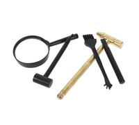 BESTonZON Set de Fouille Archéologique pour Garçon Fille Kit Éducatif avec Marteau Pinceau et Loupe Outils pour Excavation et Creusage de Petites Fossiles et Gemmes Scientifique pour