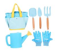 BESTonZON Set Outils de Jardinage pour Garçon Fille Pelle Manuelle et Râteau Colorés Adaptés Au Bricolage Extérieur Plantation Design Ergonomique pour Petits Jardiniers