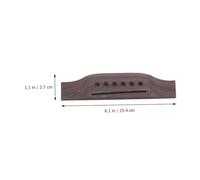 BESTonZON Set Pont et Sillet de Guitare Bois et Plastique Accessoires de Réparation Durables pour Guitare