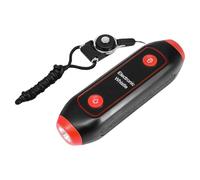 BESTonZON Sifflet électronique à 3 Tons avec Lampe SOS et Cordon sifflet d'entraîneur Rouge en ABS Puissant 120-150 décibels Portable pour arbitres Enseignants Camping randonnée et