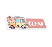 BESTonZON Signe Magnétique Propre Pour Lave-vaisselle Indicateur Visuel Et Pratique Pour Cuisine Et Laveuse Installation Facile Et Design Moderne