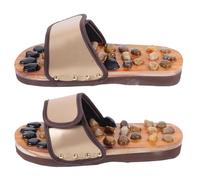 BESTonZON Slippers With Pressure Points Foot Massage Pebble Therapy Sandals For Home And Outdoor Use Comfortable Soft Footwear Stimulating Acupoints