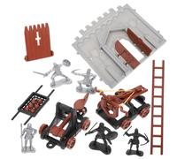 BESTonZON Soldat Miniature Château Jeu de Construction Kit DIY pour Garçon Fille Figurines Armée Véhicule de Siège Éducatif et Décoratif de Guerre