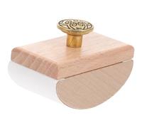 BESTonZON sous-Main en Bois à Bascule Doré Absorbeur D’Encre Rapide pour Stylo Outil D’Écriture pour Élève et Loisirs Créatifs Tampon Papier Absorbant pour Bureau et Calligraphie