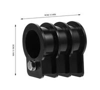 BESTonZON Stabilisateur D'échelle Et Boucle D'échelle Encastrée pour Piscine, 2 Pièces, Accessoires D'escalier De Piscine en Plastique, Installation Intégrée, Résistance à La Corrosion