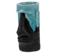 BESTonZON Statue Moai Résine pour Décoration Aquarium Petite Figurine De Île De Pâques Ornement Paysage Aquariophile