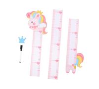 BESTonZON Sticker Mural Toise Croissance Garçon Fille avec Design Animaux Décoration Murale Chambre Garçon Fille Autocollant Mesure Hauteur Amovible pour Chambre d'Enfant et École