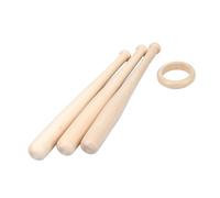 BESTonZON Support Base pour Batte de Baseball Miniature Présentoir Battes Anneau pour Exposition et Rangement Support Stable sans Balle pour Décoration Maison et Commerce