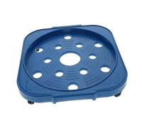 BESTonZON Support Bouteille Gaz Mobile avec roulettes Plateau Renforcé pour Cuve Propane Base Stable Antidérapante pour Rangement Cuisine Et Extérieur Support Pratique pour Cylindre De Gaz