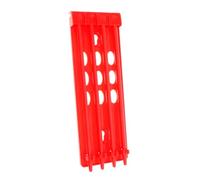 BESTonZON Support De Bagues pour Pigeons Voyageurs Et Poulets en Plastique Robuste, Porte-bagues Rouge Suspendu, Organisateur Pratique pour Bagues De Pattes, Utilisation Élevage Et Dressage d'oiseaux