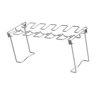 BESTonZON Support De Barbecue pour Cuisses De Poulet Barbecue Portable Acier Inoxydable Simples Support pour Camping