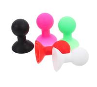 BESTonZON Support de Téléphone Portable Adhérence Arrière à Ventouse en Silicone Forme Pieuvre Sphérique 5Pcs pour Smartphone Cuisine et Salle de Bain