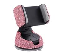 BESTonZON Support de Téléphone pour Voiture Bling-Bling Strass, Fixation sur Grille D'aération, Matériau Abs Robuste et Adhérence Forte, pour Tableau de Bord et Ventilation