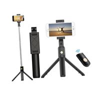 BESTonZON Support de Téléphone Universel Mini Trépied pour Métal Robuste Abs Pivotant à 270° sans Base