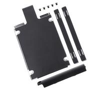 BESTonZON Support Disque Dur 7mm Métal Noir pour Ordinateur Portable | Cage SSD, Rail Montage Interne, Couvercle, Kit Complet Accessoires Laptop