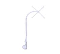 BESTonZON Support Mobile Lit Blanc Bras Pivotant Durable Remplacement pour Musical et Cloche de Berceau Adapté Aux de Ans