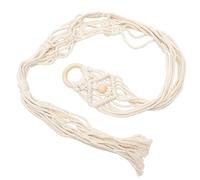 BESTonZON Support Mural Macramé Pour Guitare Et Ukulélé Cintre En Coton Tissé La Main Décoration Murale Bohème Pour Instruments De Musique