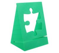 BESTonZON Support pour Couvercle de Boîte à Énigmes Vert en Pla Robuste Présentoir Stable et Portable avec Base Antirayures Compatible Petits et Grands Puzzles Accessoire D’Exposition