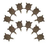 BESTonZON Supports de Pendentifs Tortue Vintage en Alliage Base pour Création de Bijoux DIY 20 Pièces Couleur Bronze Ancien Breloques Tortues Marines pour Colliers et Bracelets