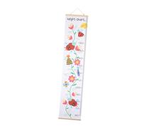 BESTonZON Tableau De Croissance Mural Suspendu Floral Pour Garçon Et Filles, Règle Murale Décorative En Toile Solide, Style Nordique, Chambre D’garçon Et Filles, Suivi Taille, Motif Fleur