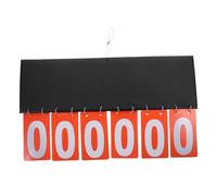 BESTonZON Tableau de Score Portable Multifonction Pliable pour Tennis Basketball Badminton Compteur de Points et Durable avec Chiffres Retournables Accessoire de Score Sportif Polyvalent