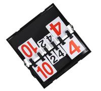 BESTonZON Tableau de Score Portable Réutilisable Plastique Étanche Compteur à Chiffres pour Basketball Baseball et Volleyball Affichage Sportif Facile à Lire