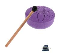 BESTonZON Tambour à Langue Portable Notes Mini Handpan pour Garçon Fille Instrument de Percussion Compact pour Activités Plein Air Apprentissage Facile et Créativité Musicale