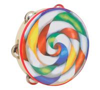 BESTonZON Tambourin Coloré pour Garçon Fille Musical Éducatif avec Impression Vive Instrument de Percussion Pratique et