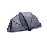 BESTonZON Tente de Transport pour Animaux de Compagnie Pliable et Respirante Tente Extérieure pour Chien et Chat Housse de Lit Portable à Eau Gris Demi Maille