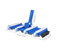 BESTonZON Tête Daspiration Flexible pour Piscine avec Brosse Renforcée Lourde et Durable Nettoie Efficacement Sols et Murs de Résidentielles et Publiques