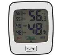 BESTonZON Thermomètre Hygromètre Intérieur Digital Écran Large avec Rétroéclairage Capteur Température Précis Faible Consommation Énergie pour Bureau École et Usage Domestique