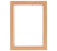 BESTonZON Tirelire Décorative en Bois Transparente 7 Pouces Cadre Photo Intégré Boîte à Pièces pour Épargner Pot à Pourboires Pratique pour Café Restaurant et Décoration Intérieure