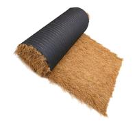 BESTonZON Toit De Chaume Artificiel Réaliste 1x0,5 m Jaune Paille pour Décoration Extérieure Jardin Bricolage Couverture Toit Fausse Paille Décorative