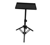 BESTonZON Trépied de Projecteur Réglable 49 Cm Plateau T00 Petit Format en Fer et Abs, Support Polyvalent pour Vidéoprojecteur et Ordinateur Portable, pour Home Cinéma, Diffusion en Direct et Bureau