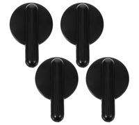 BESTonZON Verrou de Porte Indicateur de Confidentialité pour Toilettes Publiques, Plastique Noir, Surface Polie, Installation Facile, pour Restaurant et Centre Commercial, Pack de 4 Pièces