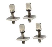 BESTonZON Vis pour Planche De Surf Longboard 4 Pièces en Acier Inoxydable Résistantes à l'usure, Vis Amovibles pour Ailettes Arrière, Accessoires Étanches pour Surf Et Stand-up Paddle