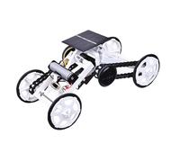 BESTonZON Voiture Solaire DIY à Quatre Roues Motrices pour Garçon Fille Véhicule Escalade Éducatif de Construction Énergétique Solaire Développement Coordination et Créativité