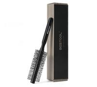 BESTOOL Petite brosse ronde pour cheveux courts, brosse ronde Quiff Roller pour brushing, idéale pour les cheveux lissés, les franges et la barbe masculine
